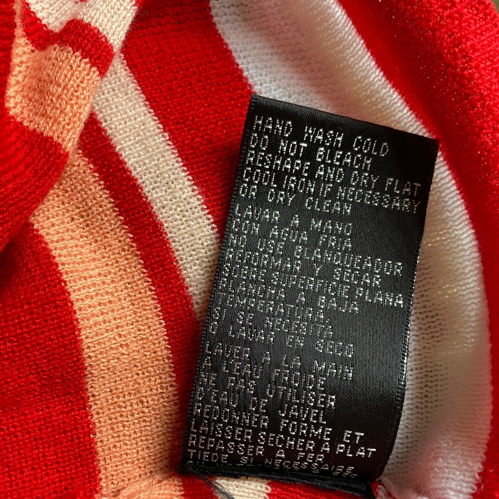 bebe cami cotton knit sweater stripe top Medium - Picture 12 of 12